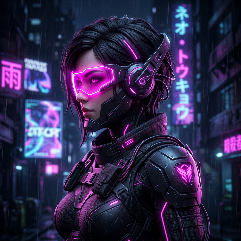 Neon Kunoichi